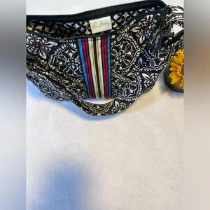 Vera Bradley Women’s medium black-and-white Crossbody